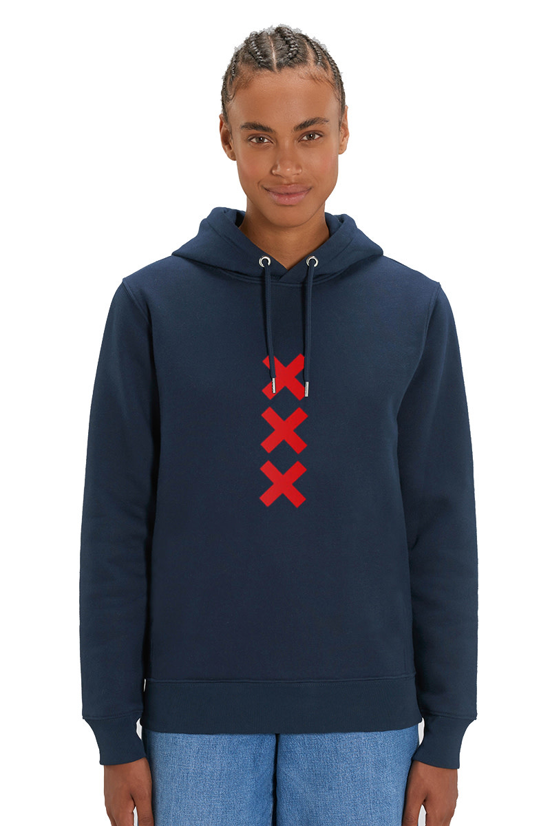 XXX Amsterdam Unisex Hoodie - Navy