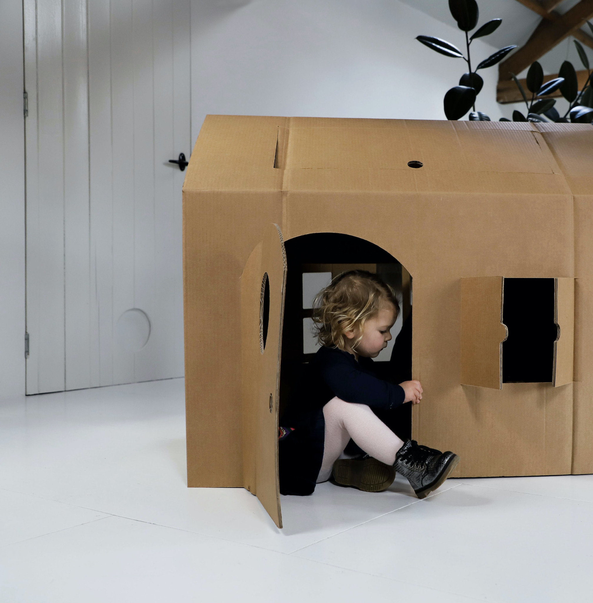 Duurzaam Kartonnen Kinder Speelhuis