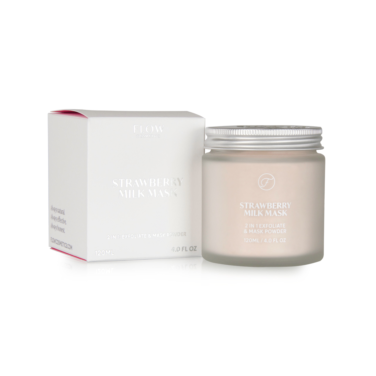 Strawberry Milk Mask -2 in 1- Exfoliate en masker met hyaluronzuur